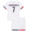 Paris Saint-Germain Kvaratskhelia 7 Borte 2024-25 - Barn Draktsett